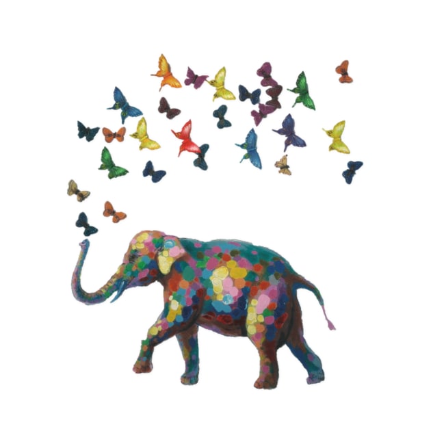 Butterfly Elephant by Divan