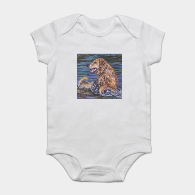Golden Retriever Fine Art Painting Golden Retriever Baby