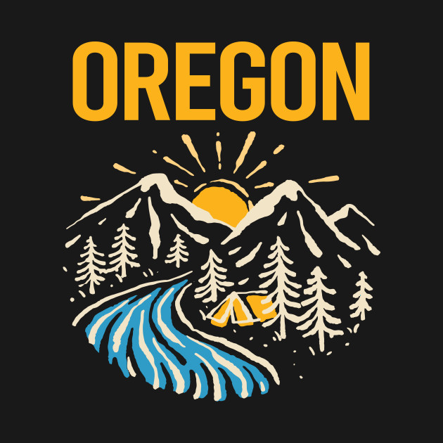 Discover Nature Landscape Oregon - Oregon - T-Shirt