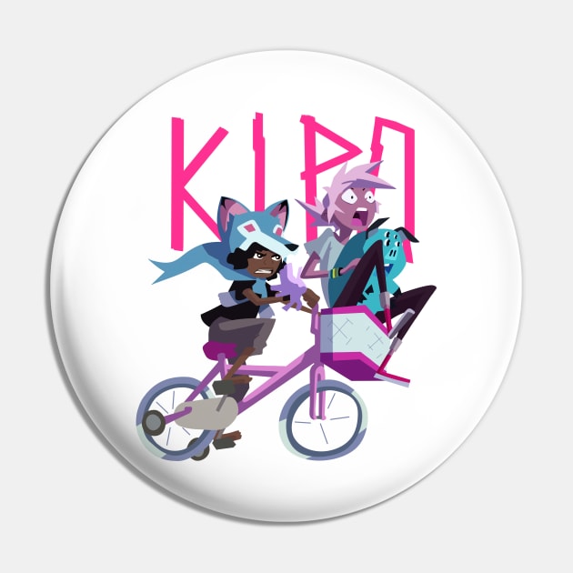 Kipo & Wolf Pin by rentaire