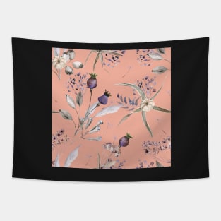 Dainty Vintage Florals Tapestry