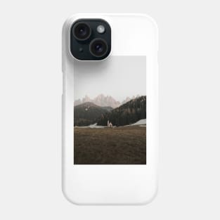 Majestic Peak: A Photograph of a Snow-Capped Mountain Phone Case