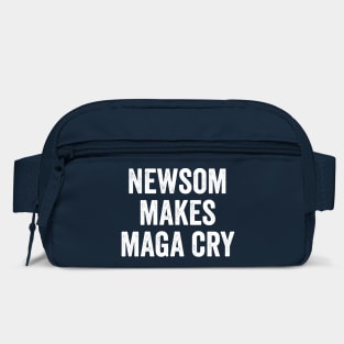 Newsom Makes MAGA Cry funny Gavin Newsom support design Bag