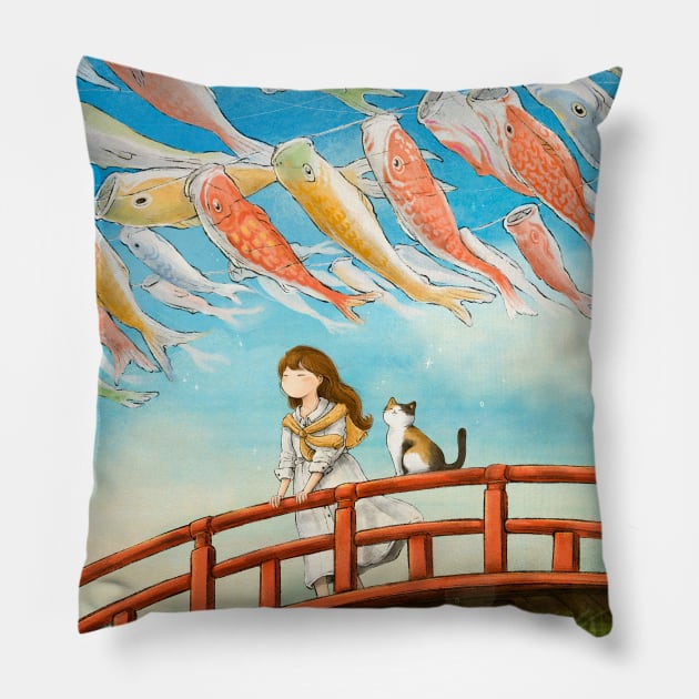 Koinobori Pillow by LUNA