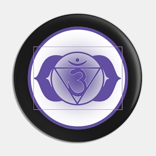 Open up your Third-Eye Chakra- Dark Blue Pin