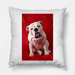 English Bulldog puppy hug me Pillow