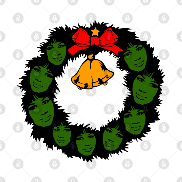 Christmas a-WREATH-a Franklin by Capricornus Graphics