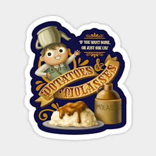Potatoes and Molasses- Over the Garden Wall Autumn Design Magnet