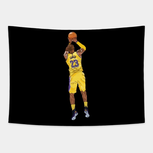 bron 23 Tapestry by targiu