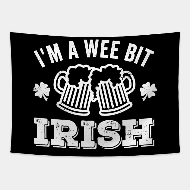 I'm A Wee Bit Irish Beer Tapestry by DetourShirts