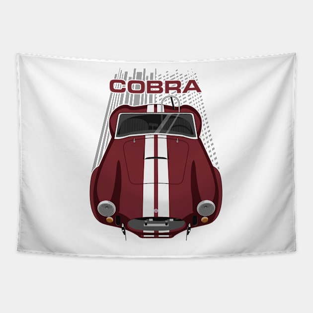 Shelby AC Cobra 427 - Maroon Tapestry by V8social