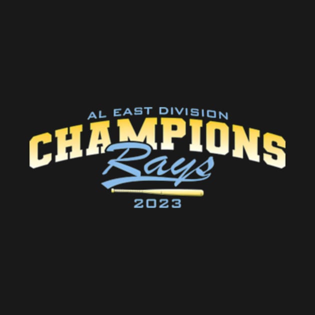 Rays Al East Division 2023 Champs by caravalo