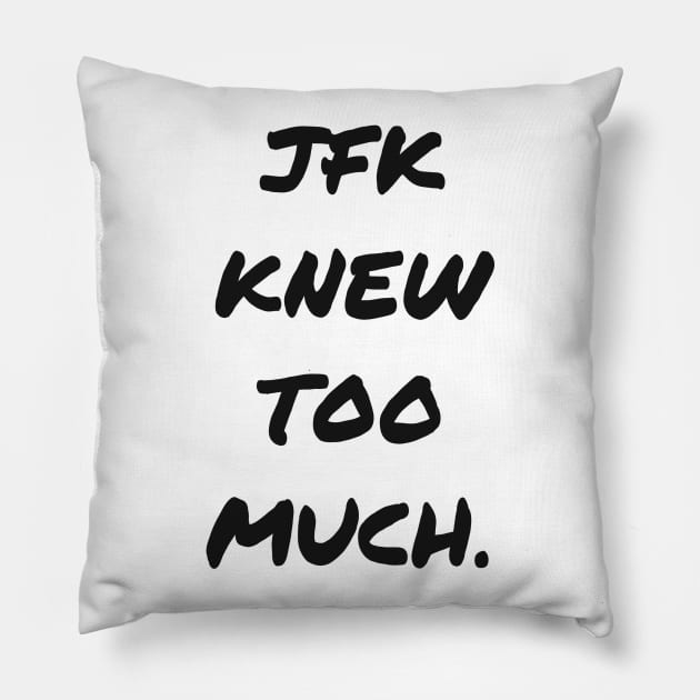 JFK Pillow by j__face