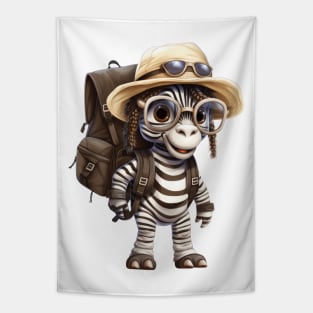 Back To School Zebra Tapestry