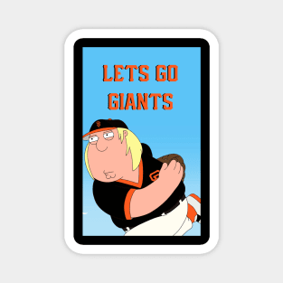 Lets Go Giants Magnet