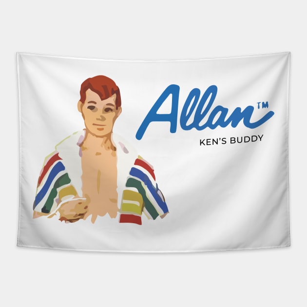 allan doll art Tapestry by Venus Print