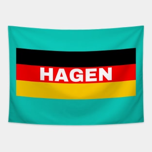 Hagen City in German Flag Tapestry