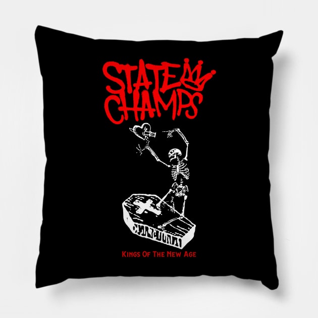 State Champs Punk Goes Pop Pillow by NEW ANGGARA