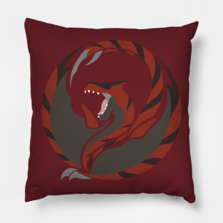 Roaring Wyvern - Molten Tigrex Pillow