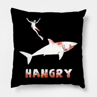 Hangry Shark Pillow