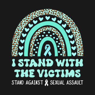 I Stand With The Victims Sexual Assault Awareness T-Shirt