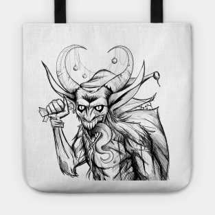 the krampus magical and terrible Christmas elf Tote