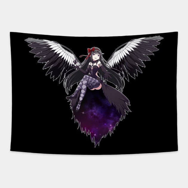 Homura Akemi - Final Form (Akuma Homura) Tapestry by YueGraphicDesign