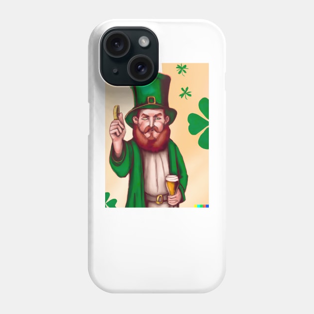 St Patrick Painting Phone Case by Eternal Experience
