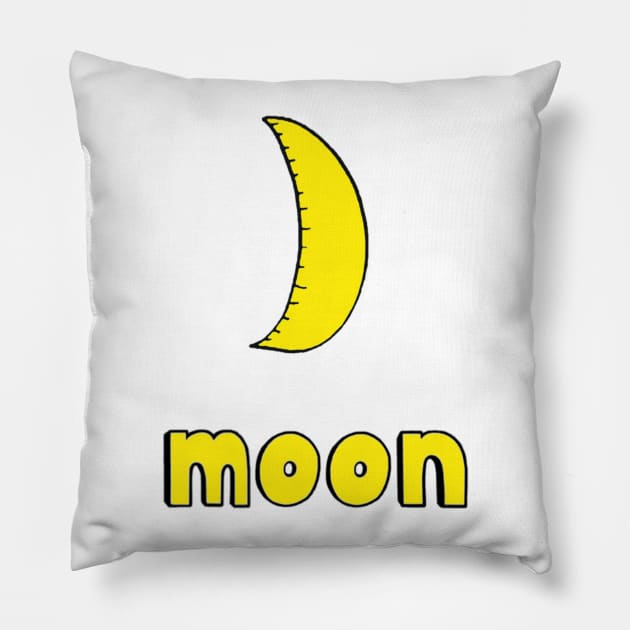 This is a MOON Pillow by roobixshoe