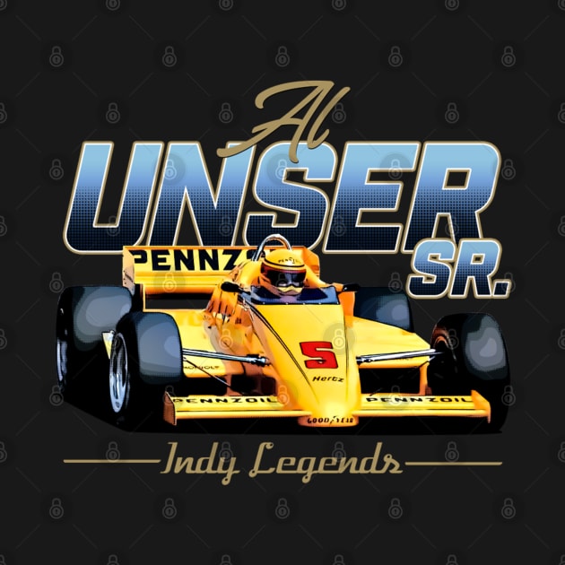 Al Unser Sr. Legends 80s Retro by stevenmsparks