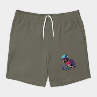 Zombie Computer Crow Shorts