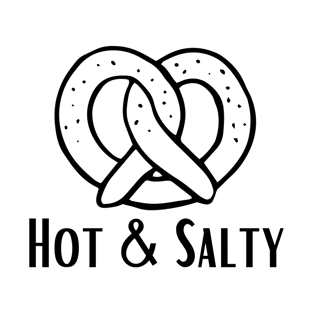 Hot & Salty Pretzel - Black T-Shirt