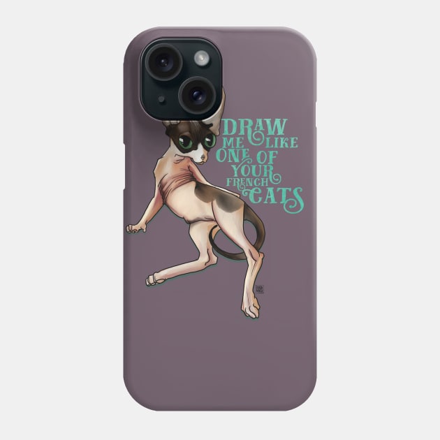 Draw Me Like One Of Your French Girls Phone Case by TreemanMorse