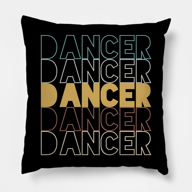 Dancer Pillow by Hank Hill