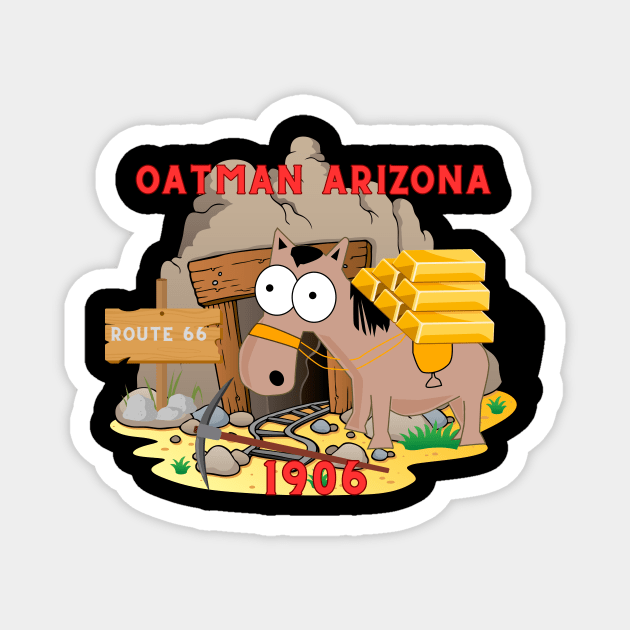 Oatman Arizona Magnet by sirazgar