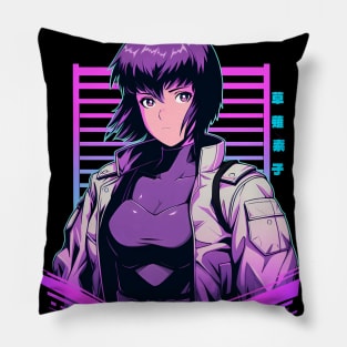 Synthwave GITS Pillow