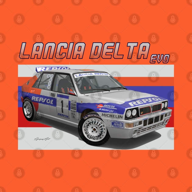 Lancia Delta EVO GrpA by PjesusArt