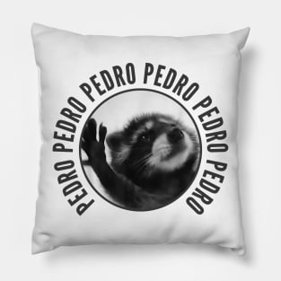 pedro raccoon Pillow