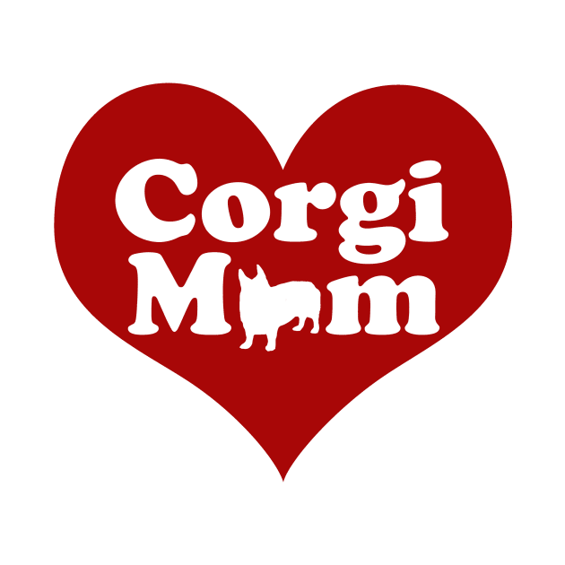 Pretty Corgi Mom Pink Heart by epiclovedesigns