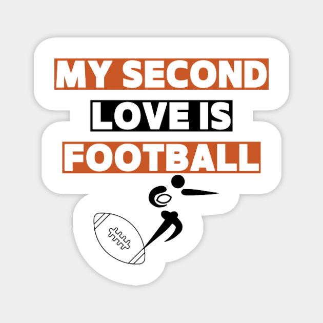 Football is my second love Magnet by houdasagna