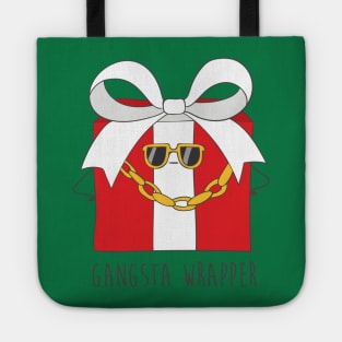 Gangsta Wrapper, Funny Christmas Present Joke Tote