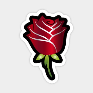 little Red Rose Magnet