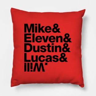 Stranger Things Roll Call – name list Pillow