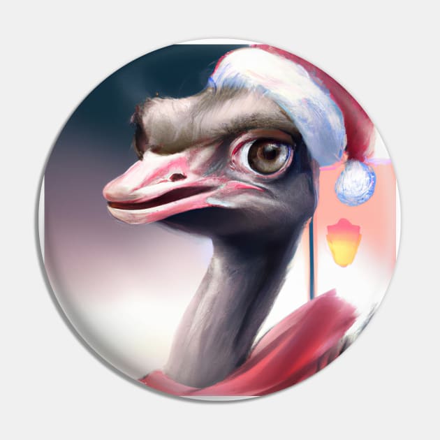 Cute Ostrich Drawing Pin by Play Zoo
