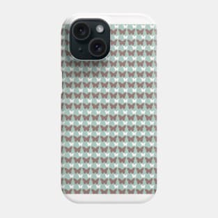 Retro Pattern Neck Gator Butterflies Phone Case