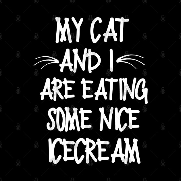 My cat and I are eating some nice icecream by mksjr