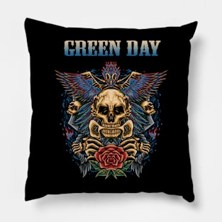 BLUE YELLOW GREEN BAND Pillow