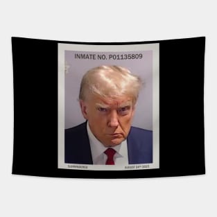 Trump Mugshot Inmate Number Tapestry