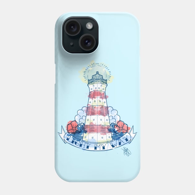 Light my way Phone Case by MareveDesign
