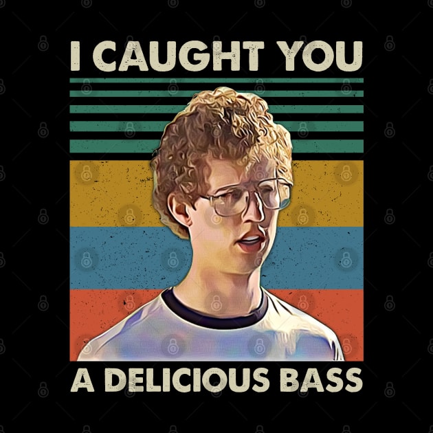 Retro Men I Caught You A Delicious Bass by BradleyLeeFashion